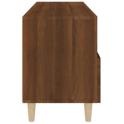 vidaXL TV Cabinet Brown Oak 80x36x50 cm Engineered Wood