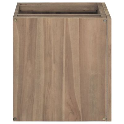 vidaXL Wall-mounted Bathroom Cabinet 60x39x40 cm Solid Wood Teak