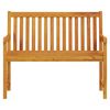 vidaXL Garden Bench 110 cm Solid Acacia Wood