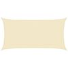vidaXL Sunshade Sail 160 g/m&sup2; Cream 2.5x4.5 m HDPE