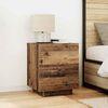 vidaXL Bedside Cabinet 2 pcs Old Wood 45 x 40 x 55 cm Engineered Wood
