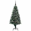 vidaXL Artificial Christmas Tree with 150 LEDs with Stand Green 150 cm