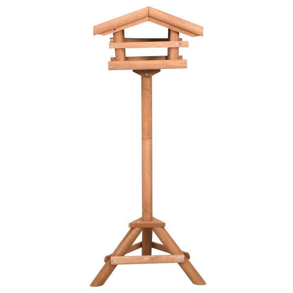 vidaXL Bird Feeder with Stand Firwood