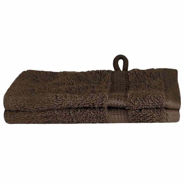 vidaXL Washcloths SOLUND Brown Cotton