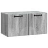 vidaXL Wall-Mounted TV Cabinet Grey Sonoma 59.5 x 31 x 30 cm