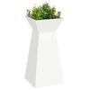 vidaXL Pillar Planter 2 pcs White 35 x 35 x 73 cm