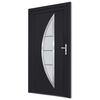 vidaXL Front Door Anthracite 98x190 cm PVC