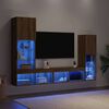 vidaXL TV Cabinet Artisan oak 40.5 x 30 x 102 cm Engineered wood