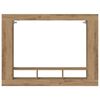 vidaXL TV Cabinet Artisan oak 152 x 22 x 113 cm Engineered wood