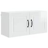 vidaXL Wall Cabinet PORTO High Gloss White 80 x 31 x 40 cm