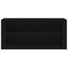 vidaXL Shoe Rack Black 100x35x45 cm Engineered Wood