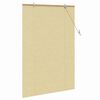 vidaXL Roller Blind with Curtains Manual Nature 110 x 160 cm Bamboo