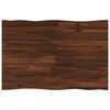 vidaXL Live Edge Table Top 70 x 60 x 3.2 cm Rectangular