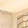 vidaXL Sideboard Gold 60x30x70 cm Solid Mango Wood