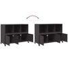 vidaXL Sideboard Black 100.5x39x72 cm Steel