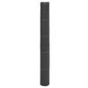 vidaXL Weed Membrane Black 1x200 m PP