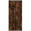 vidaXL Highboard Smoked Oak 80x35x180 cm Engineered Wood