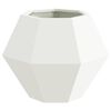 vidaXL Planter White 50 x 50 x 40 cm Steel