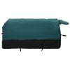 vidaXL Horse Blanket Dark Green and Black 155 cm Polyester