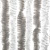 vidaXL Fly Curtain Light Grey and White 100x230 cm Chenille