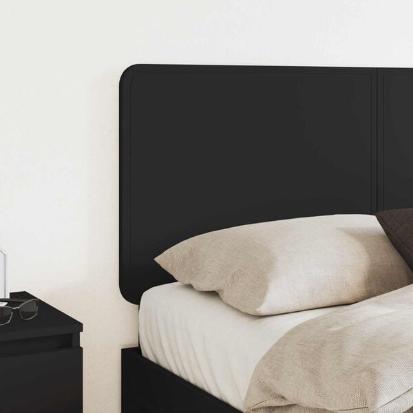 vidaXL Headboard Black Oak 160 cm Engineered wood