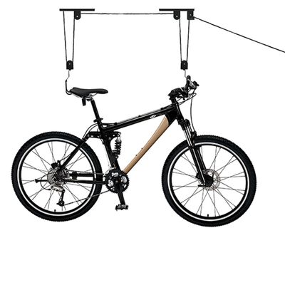 Dresco Bicycle Lift Storage System Black