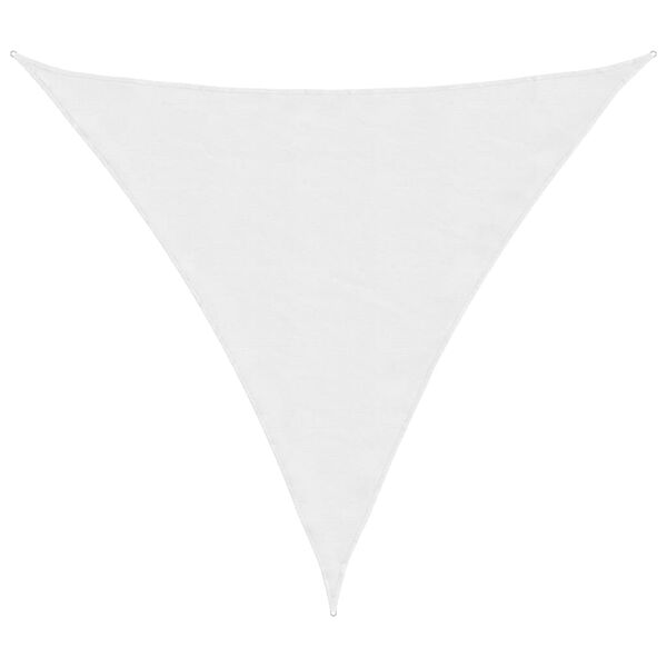 vidaXL Sunshade Sail Oxford Fabric Triangular 3x3x3 m White