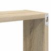 vidaXL Wall Cube Shelves 4 pcs White and Sonoma Oak 26x15x26 cm