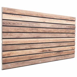 vidaXL Wall Panels 5 pcs 100 x 50 cm Light Brown EPS Foam