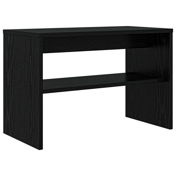 vidaXL TV Cabinet Black Oak 60 x 30 x 40 cm Engineered Wood