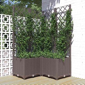 vidaXL Garden Brown 80 x 80 x 136 cm