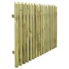 vidaXL Picket Garden Gate Impregnated Pinewood 100x75 cm