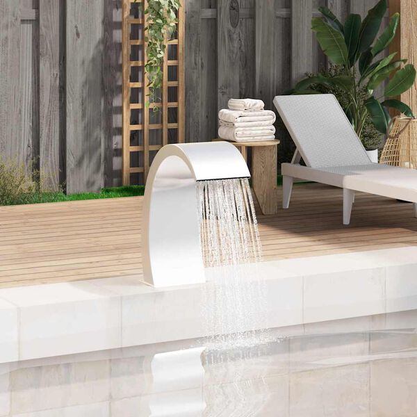 vidaXL Pool Fountain 22x60x70 cm Stainless Steel 304