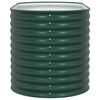 vidaXL Garden Raised Bed Green 160 x 80 x 81 cm Steel