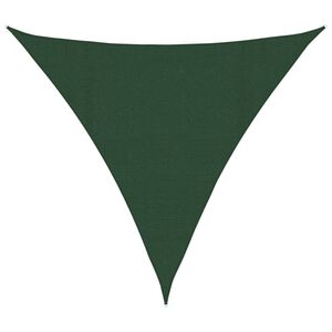 vidaXL Sunshade Sail 160 g/m&sup2; Dark Green 4.5x4.5x4.5 m HDPE