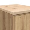 vidaXL Garage Storage Cabinet Artisan Oak 40x51x85 cm Solid Wood Pine