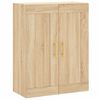 vidaXL Highboard Sonoma Oak 69.5x34x180 cm Engineered Wood