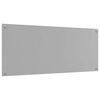 vidaXL Kitchen Backsplash Light grey 120 x 50 x 0.6 cm Tempered Glass