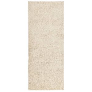 vidaXL Shaggy Rug PAMPLONA High Pile Modern Gold 80x200 cm