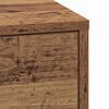 vidaXL Bedside Cabinet Old Wood 38 x 34 x 61 cm Engineered wood