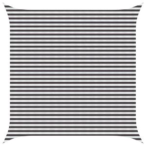 vidaXL Sunshade Sail Anthracite and White 4.5 x 4.5 m HDPE