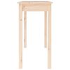 vidaXL Console Table 110x40x75 cm Solid Wood Pine