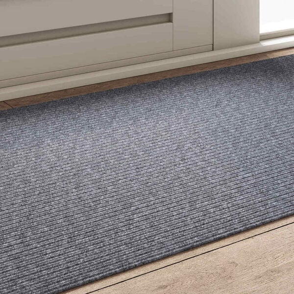 vidaXL Carpet Runner Light Grey 80 x 150 cm Fabric