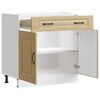 vidaXL Kitchen Base Cabinet Kalmar Sonoma Oak Engineered Wood