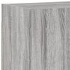 vidaXL 4 Piece TV Wall Units Grey Sonoma Engineered Wood