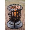 RedFire Fire Basket Dallas Black Steel