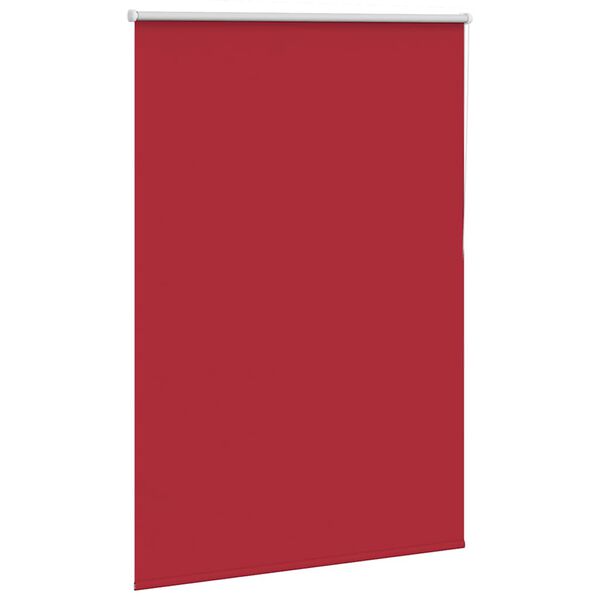 vidaXL Roller Blind Blackout Red 100x175 cm Fabric Width 95.7 cm Polyester