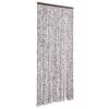 vidaXL Fly Curtain Brown and Beige 100x230 cm Chenille
