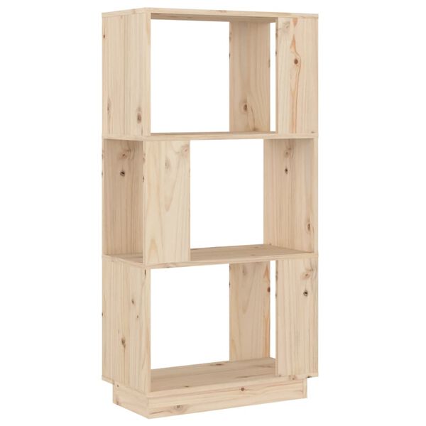 vidaXL Book Cabinet/Room Divider 51x25x101 cm Solid Wood Pine