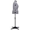vidaXL Adjustable Dress Form Female Grey L Size 44-50